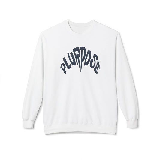 PLURPOSE Statement- Cozy Unisex Crewneck Sweatshirt