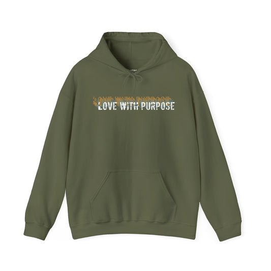 Love With Purpose - Cozy Sweatshirt Unisex Hoodie