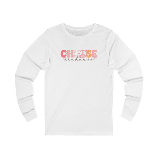 Pink - Choose Kindness - Long Sleeve Tee