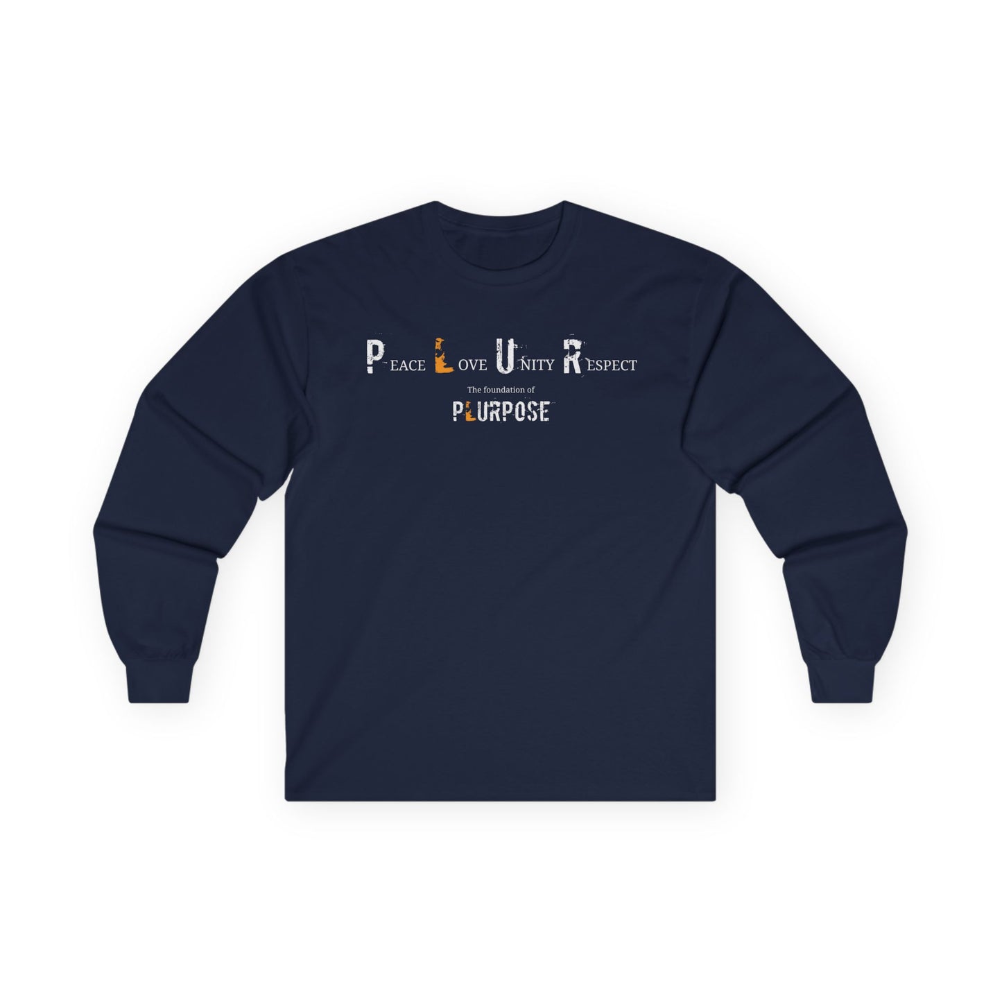 PLUR Foundation- Long Sleeve Tee - Unisex Cotton Shirt