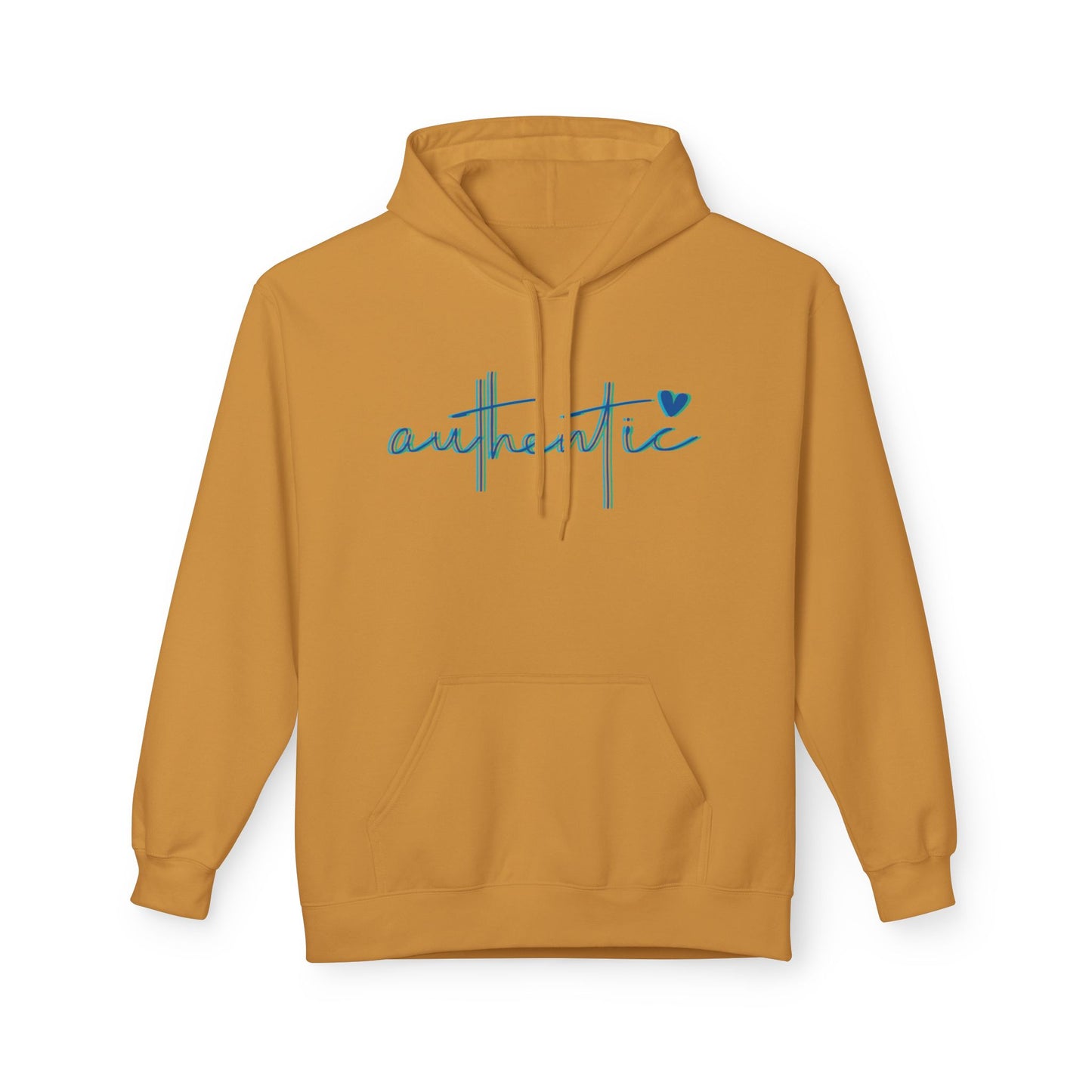 "Authentic" - Comfortable Fleece Pullover Hoodie