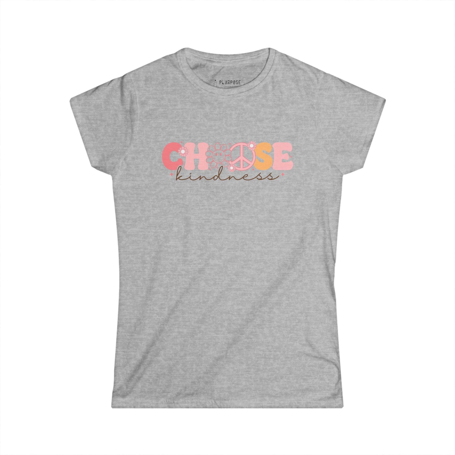Pink Choose Kindness - Women's Softstyle Tee