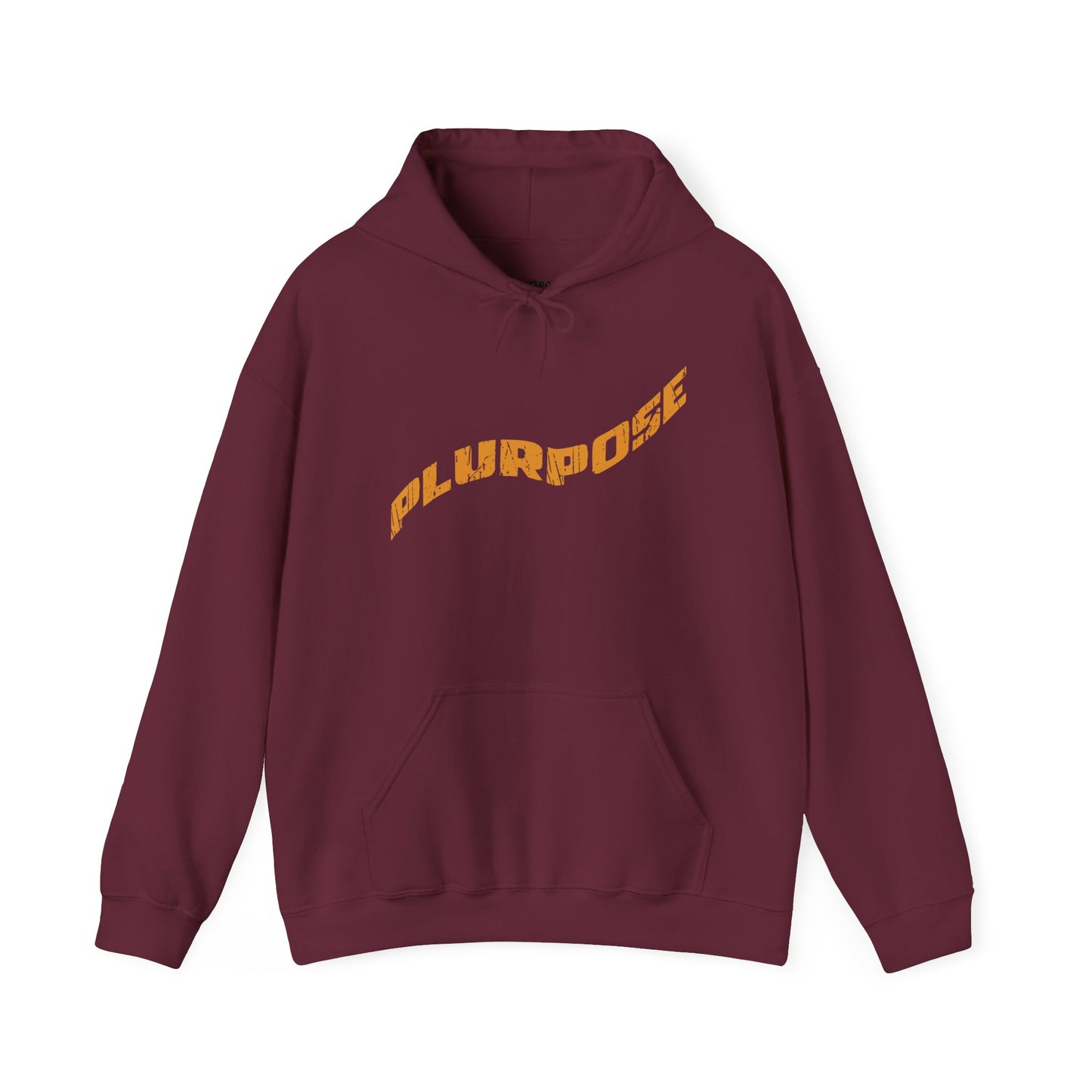 Plurpose Wave - Cozy Unisex Hooded Sweatshirt