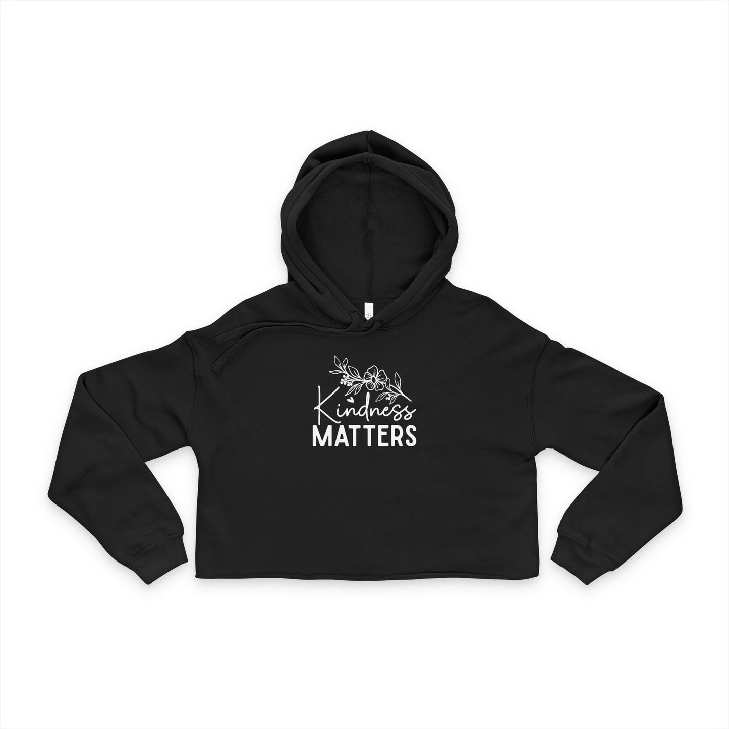 Kindness Matters - Empowering Women's Cropped Hoodie