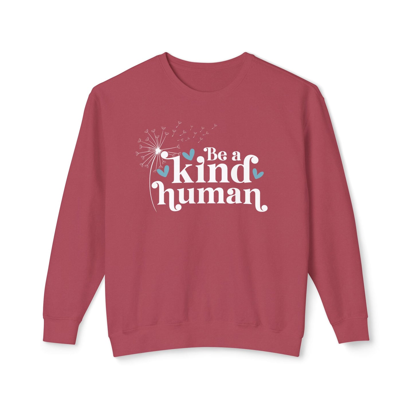 Be a Kind Human - Lightweight Crewneck Sweatshirt