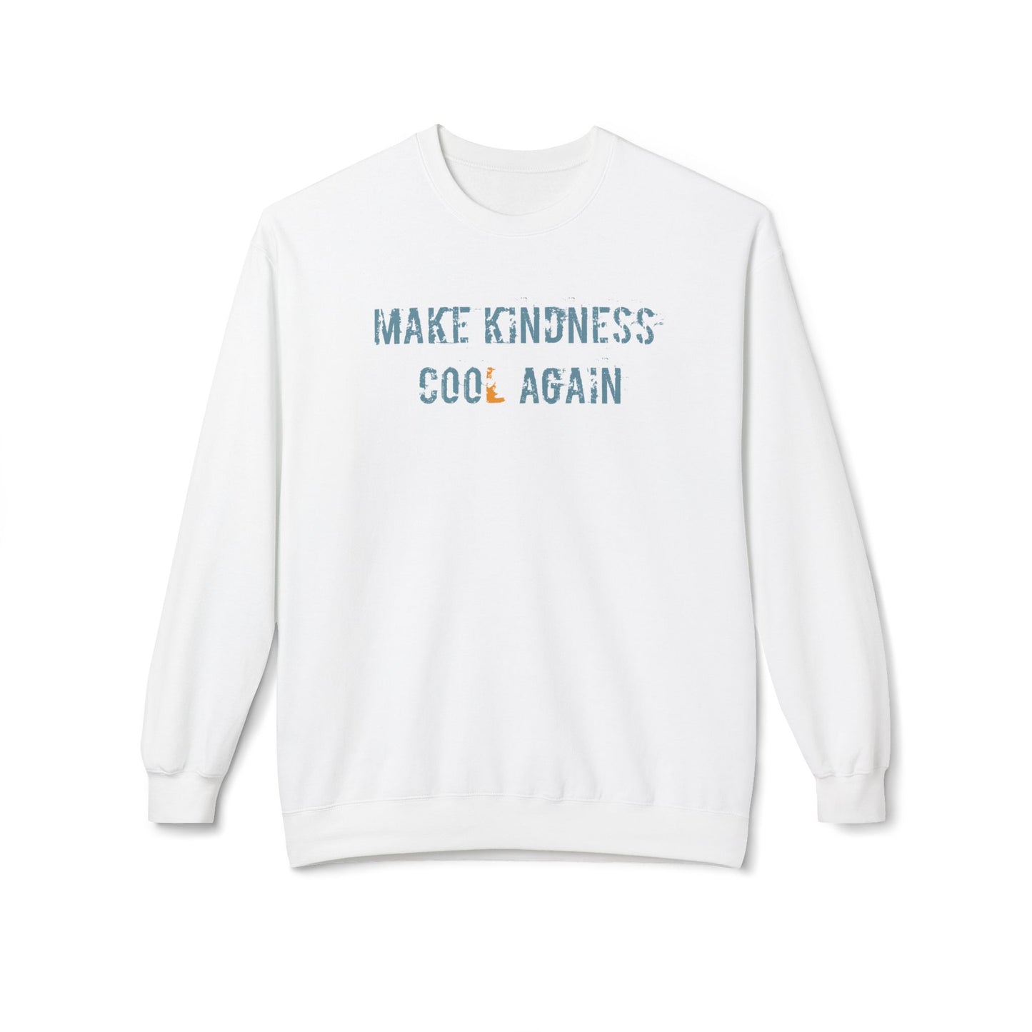 Make Kindness Cool Again - Unisex Cozy Crewneck Sweatshirt
