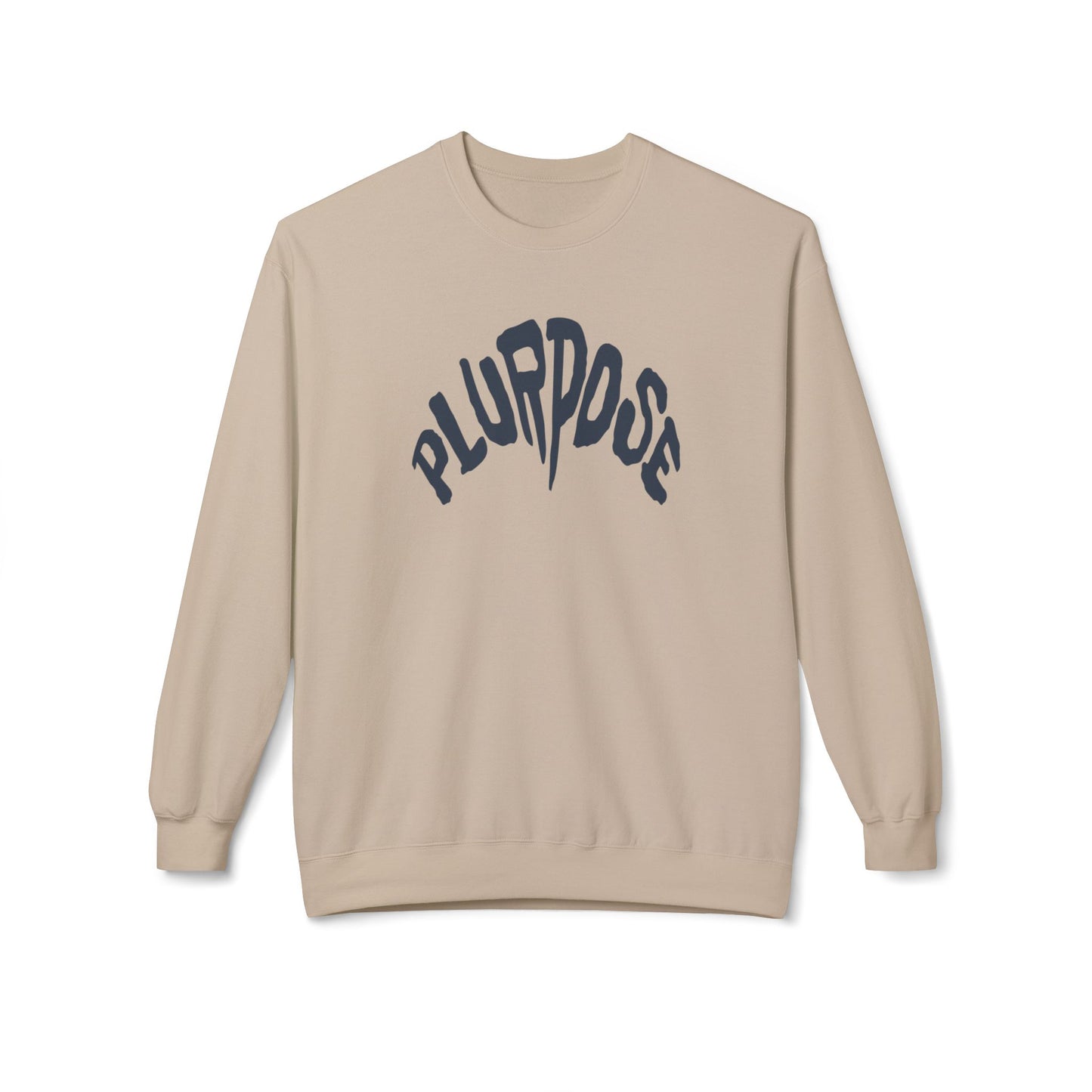 PLURPOSE Statement- Cozy Unisex Crewneck Sweatshirt