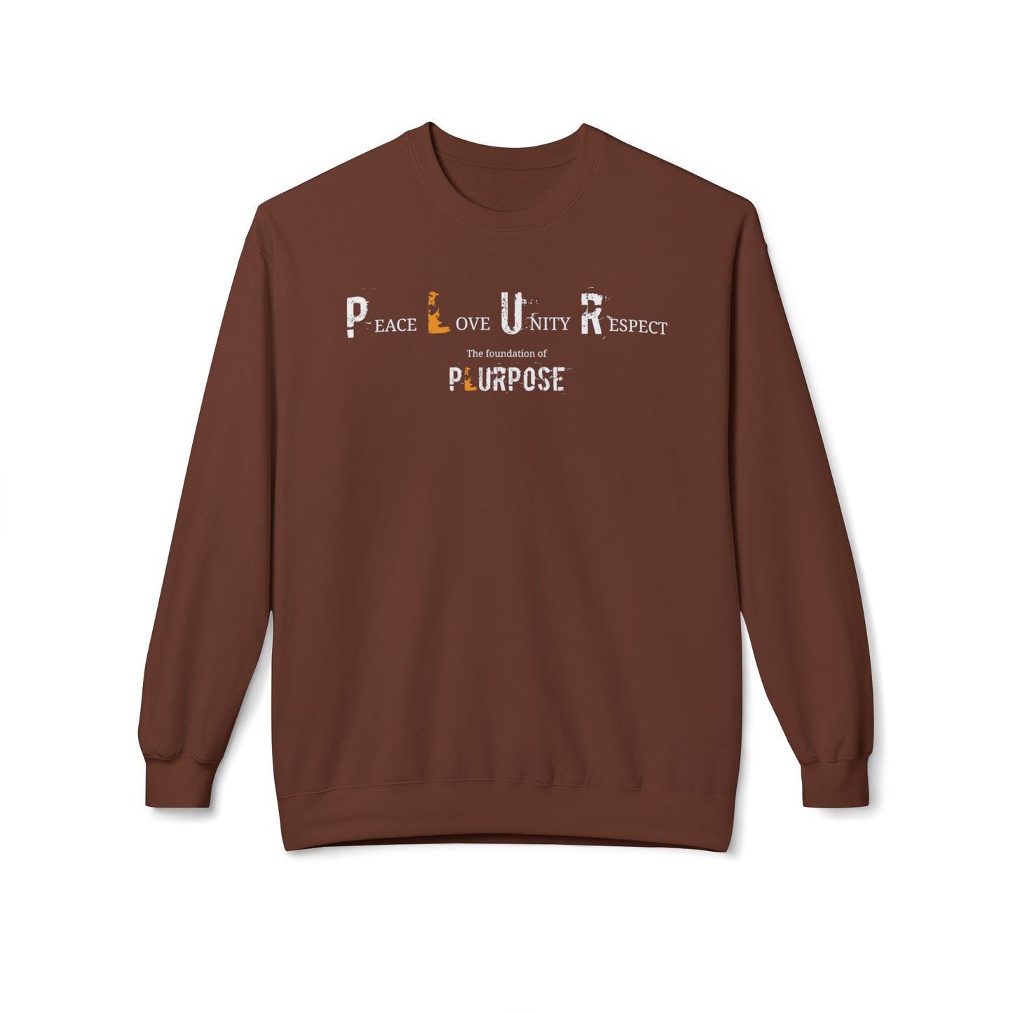 Peace, Love, Unity, Respect- Unisex Crewneck Sweatshirt