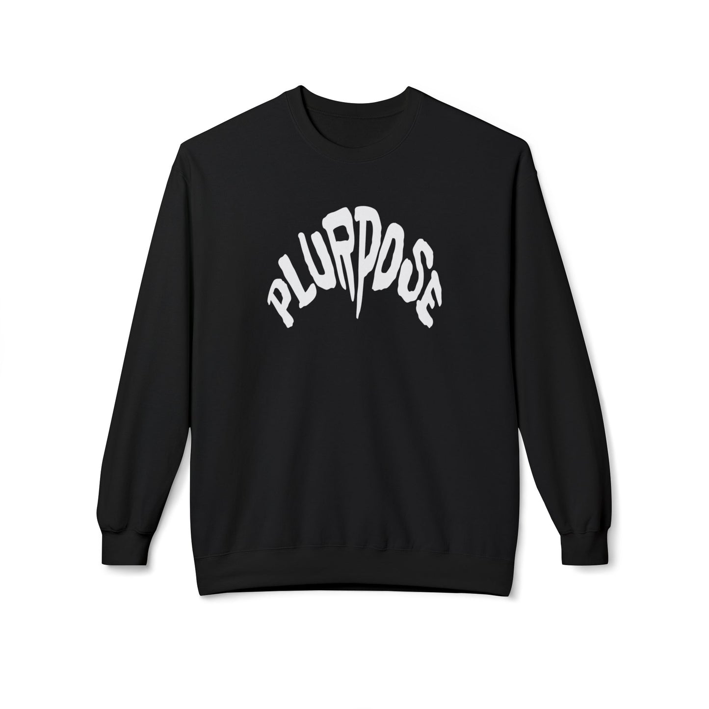 PLURPOSE Statement- Cozy Unisex Crewneck Sweatshirt