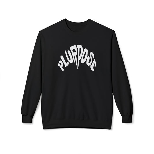 PLURPOSE Statement- Cozy Unisex Crewneck Sweatshirt