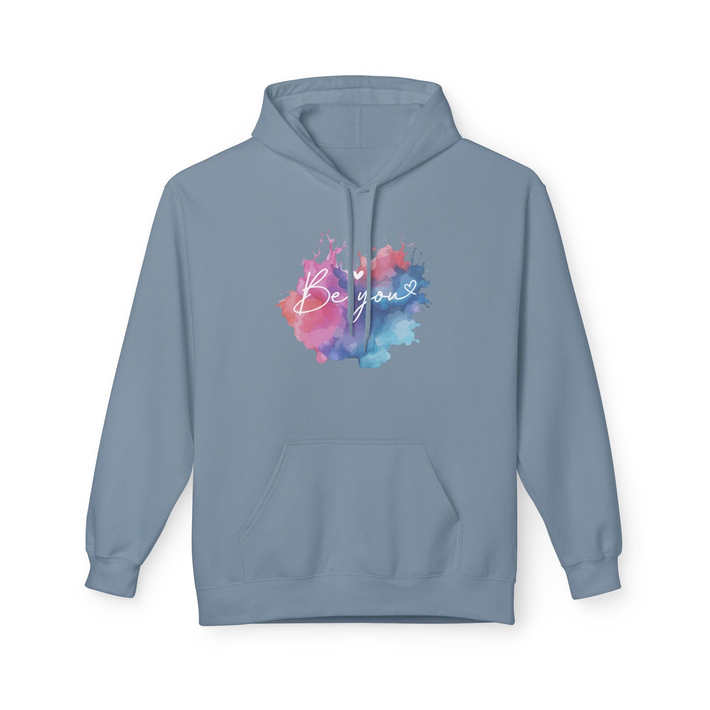"Be You. You Are Enough" - Inspirational Fleece Hoodie