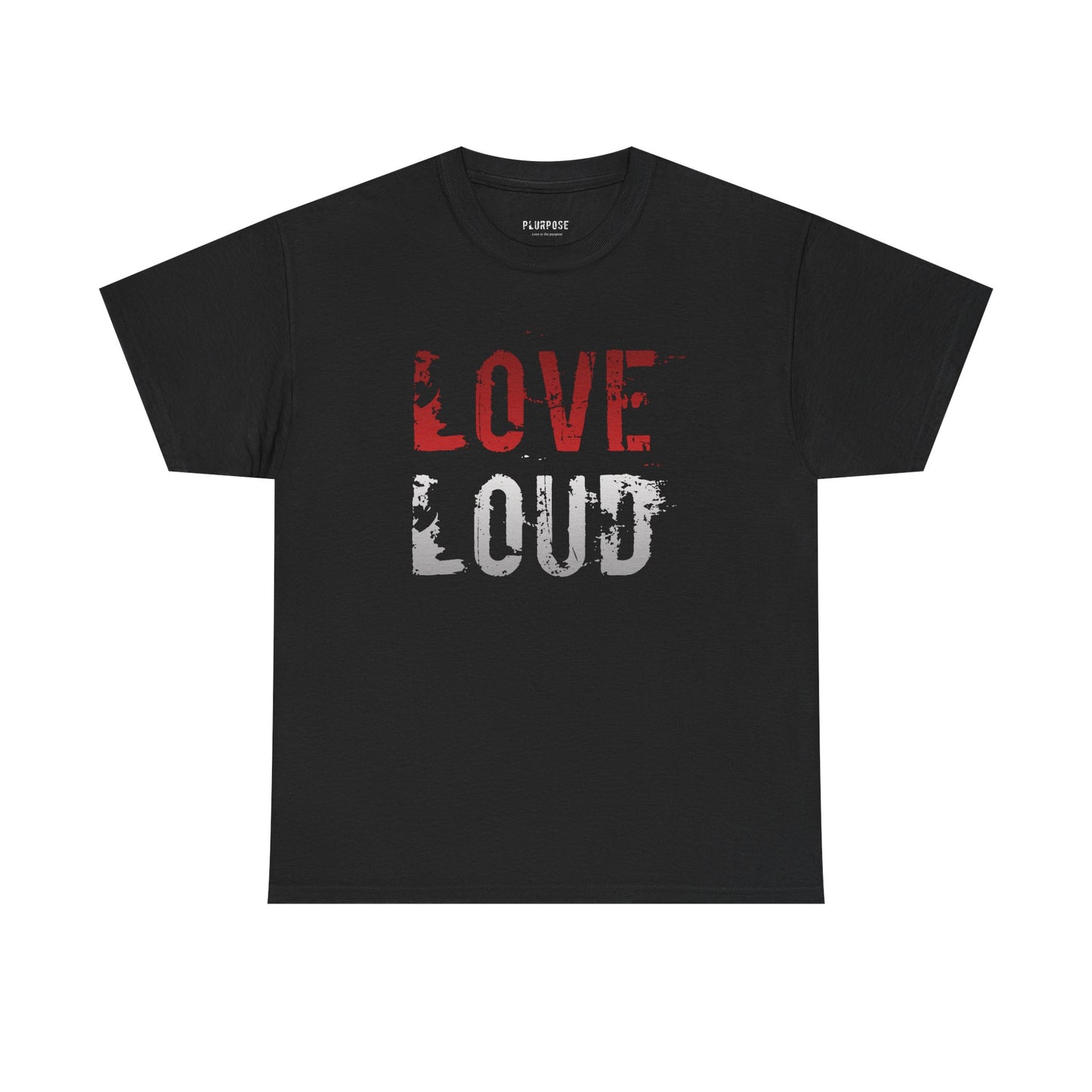 Love Loud T-Shirt — "Silence Hate. Spread Love." Inspirational Graphic Tee