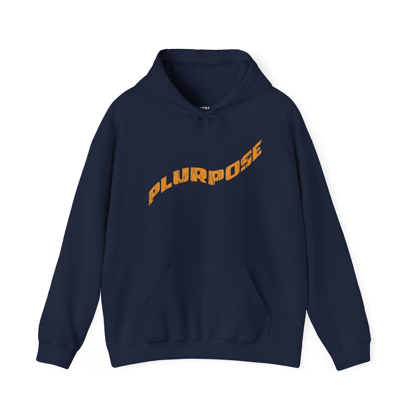 Plurpose Wave - Cozy Unisex Hooded Sweatshirt
