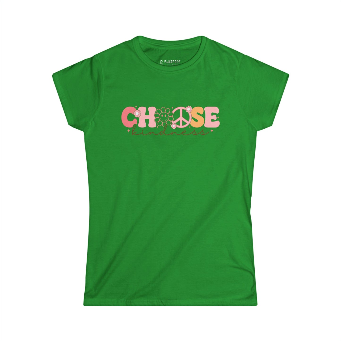 Pink Choose Kindness - Women's Softstyle Tee