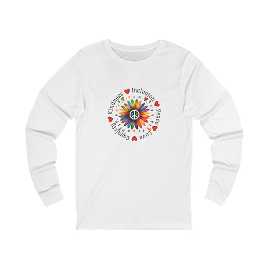 Colorful Peace and Inclusion - Long Sleeve Tee