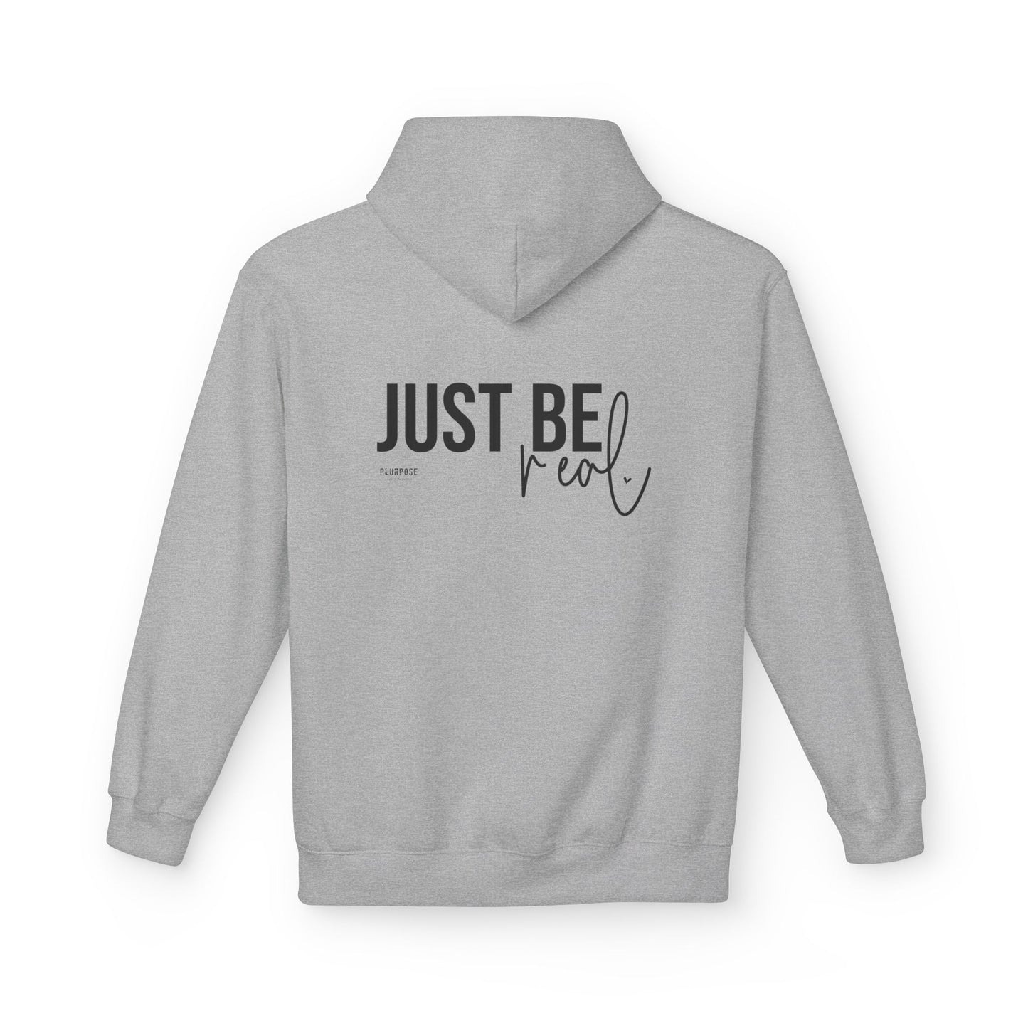 You Don't Have to be Perfect Just Be Real- Inspirational Fleece Hoodie