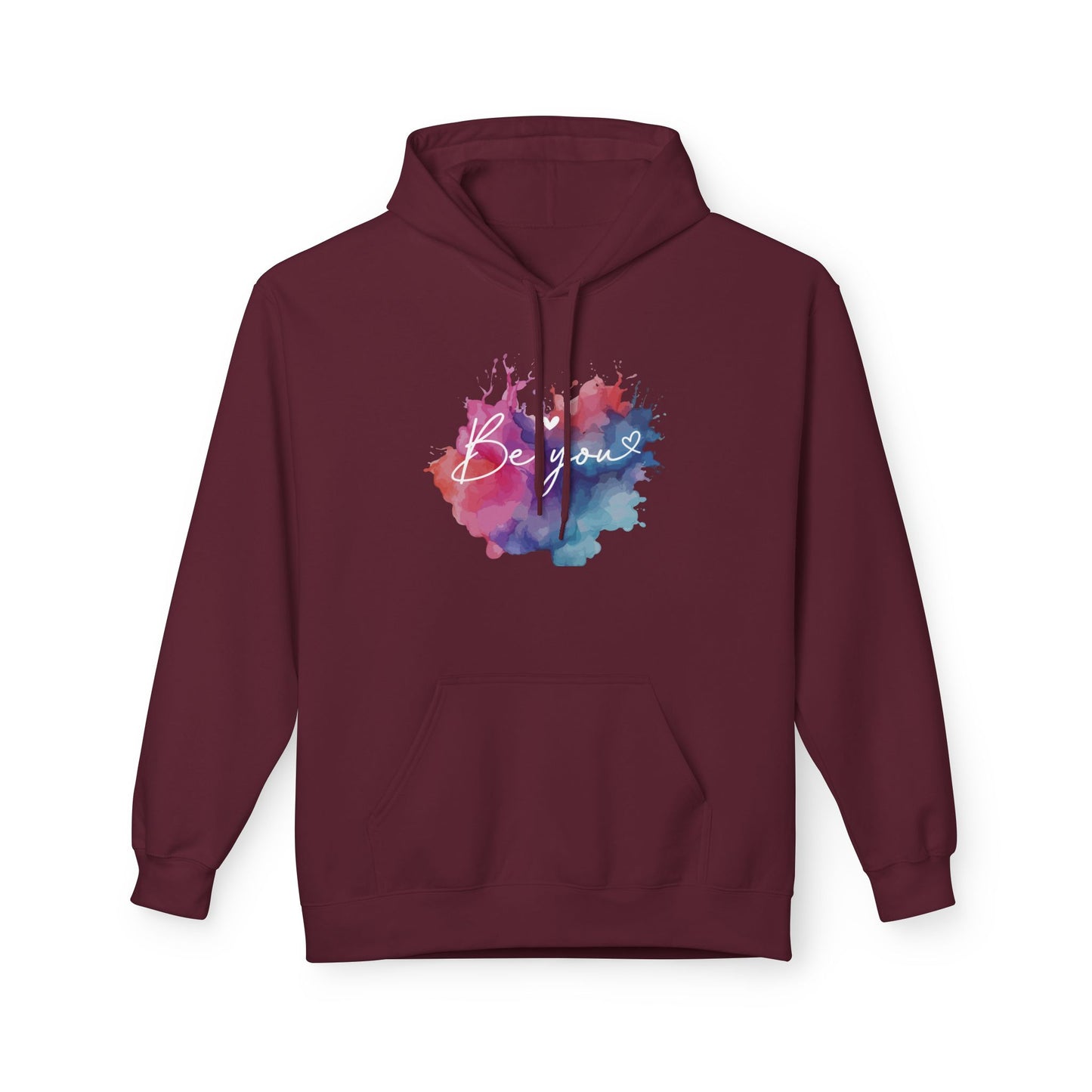 "Be You. You Are Enough" - Inspirational Fleece Hoodie