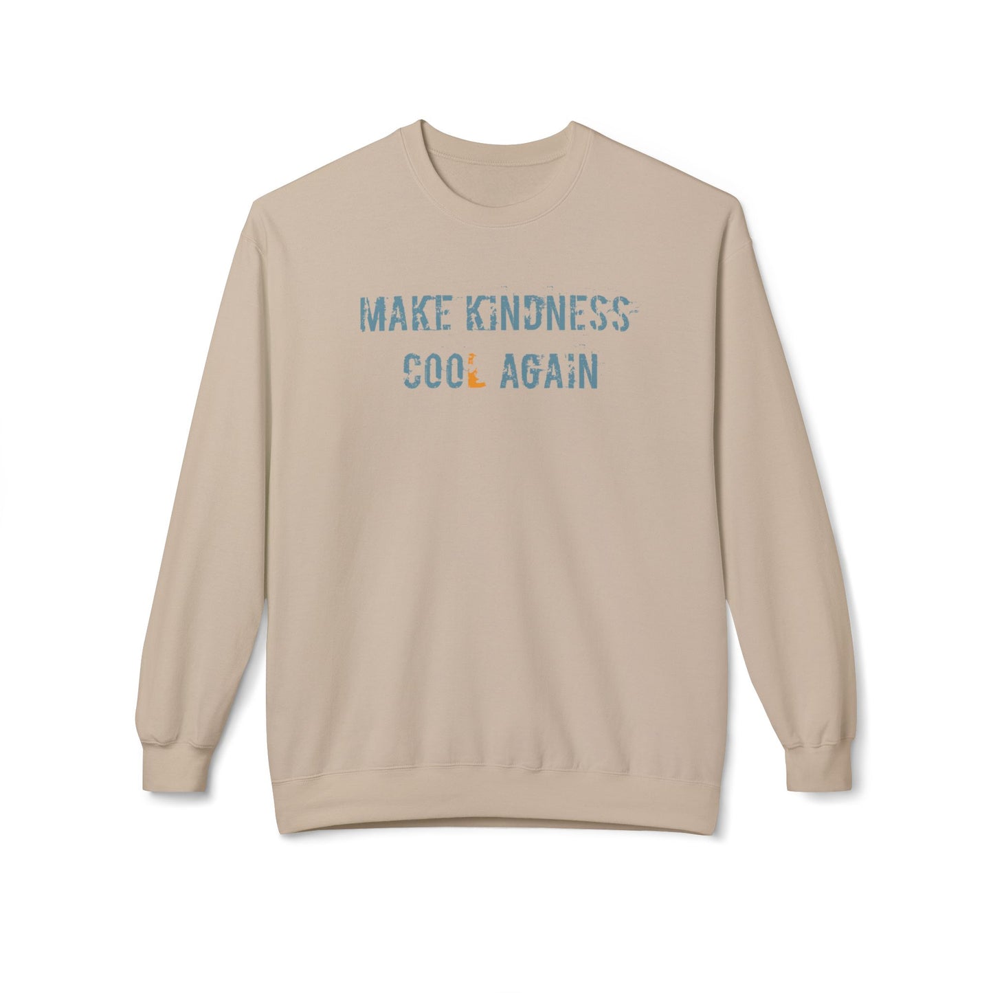 Make Kindness Cool Again - Unisex Cozy Crewneck Sweatshirt