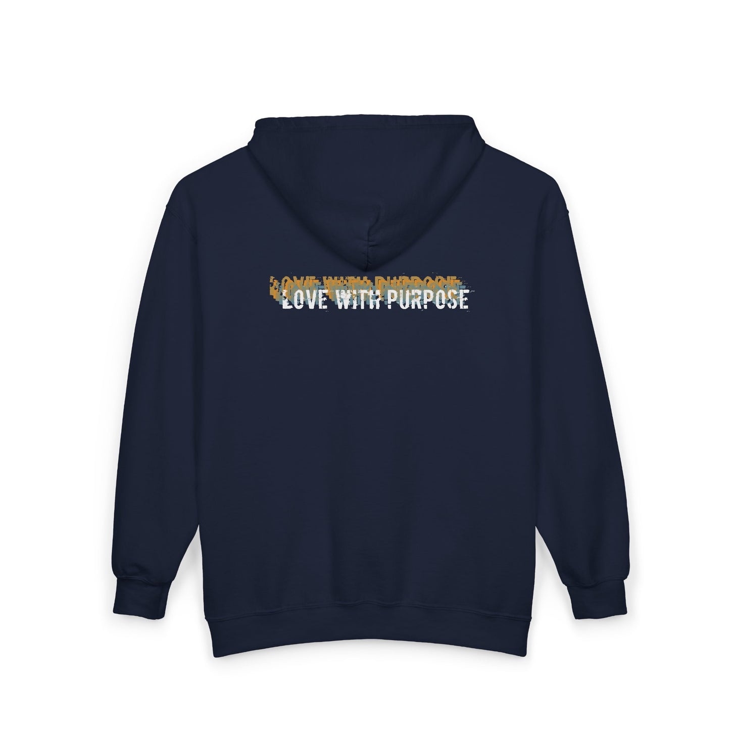 "Love with Purpose" - Cozy Unisex Zip Hoodie