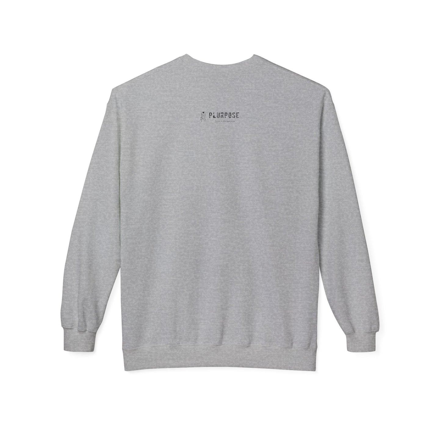 PLURPOSE Statement- Cozy Unisex Crewneck Sweatshirt