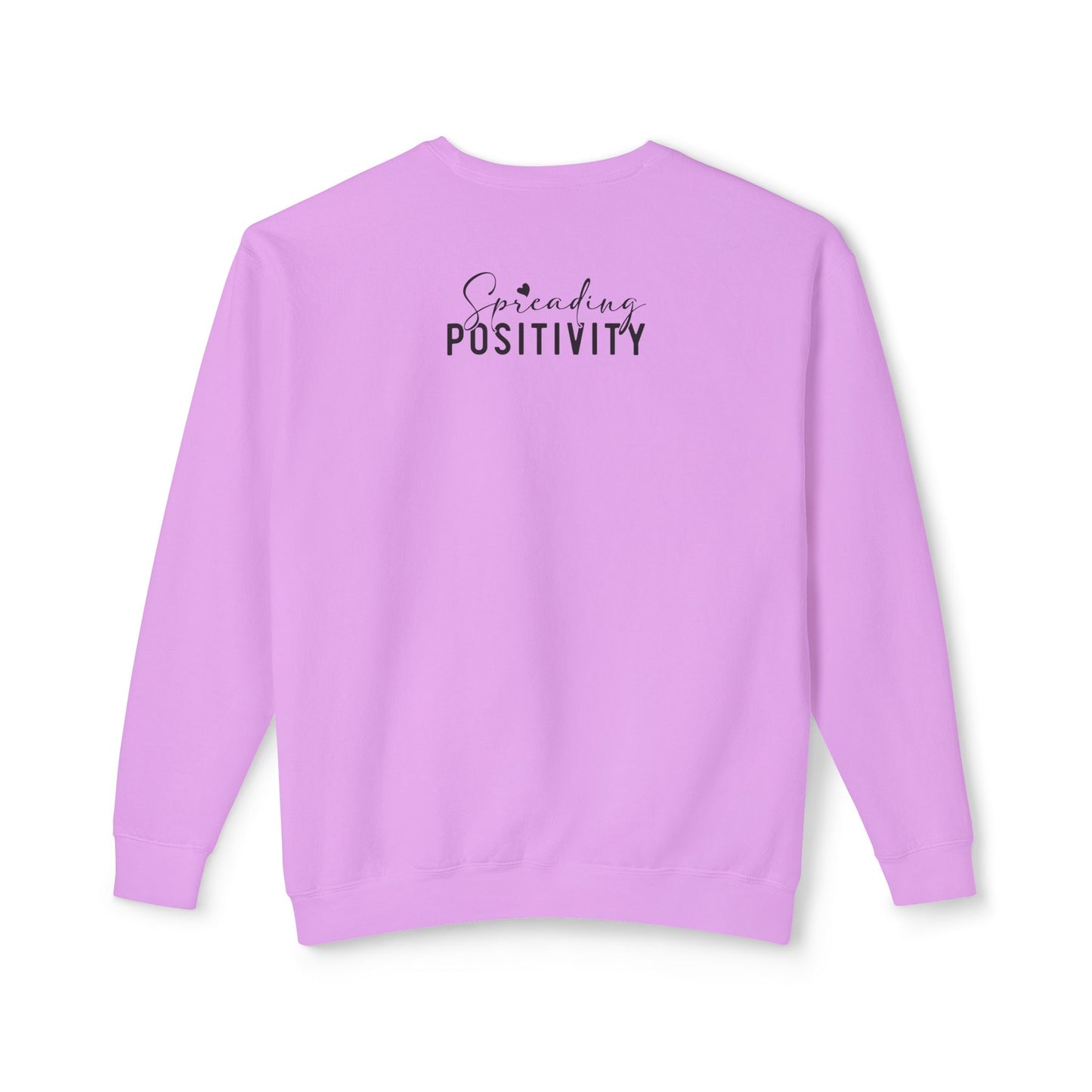 Kindness, a Ripple Effect- Spreading Positivity - Lightweight Crewneck Sweatshirt