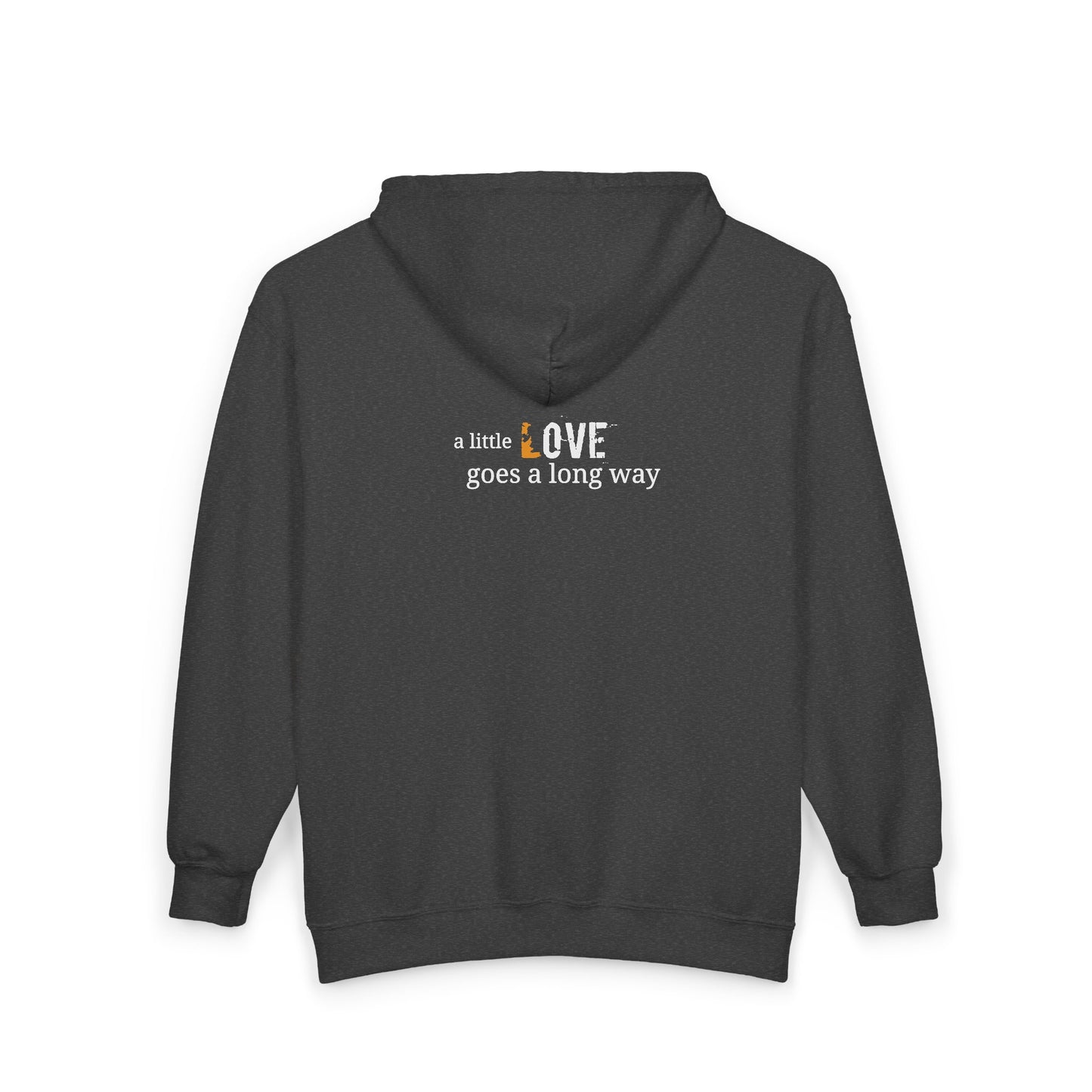 A Little Love Goes a Long Way - Unisex Heavy Blend Full Zip Hoodie