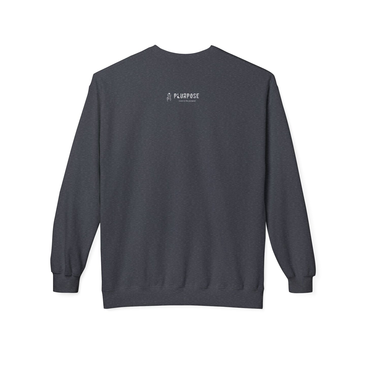 Teach Compassion - Unisex Fleece Crewneck Sweatshirt