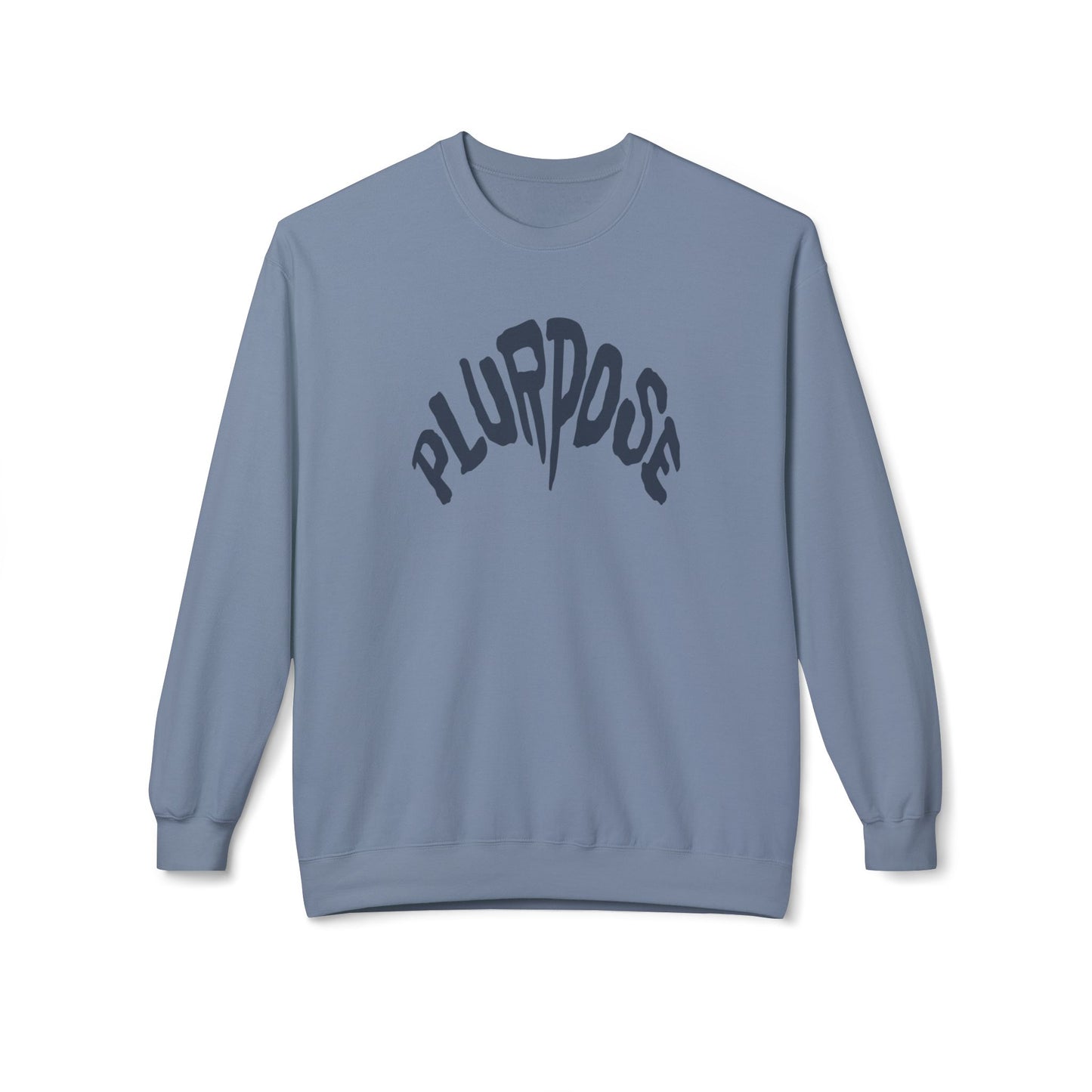 PLURPOSE Statement- Cozy Unisex Crewneck Sweatshirt