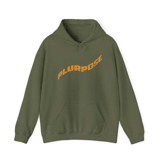 Plurpose Wave - Cozy Unisex Hooded Sweatshirt