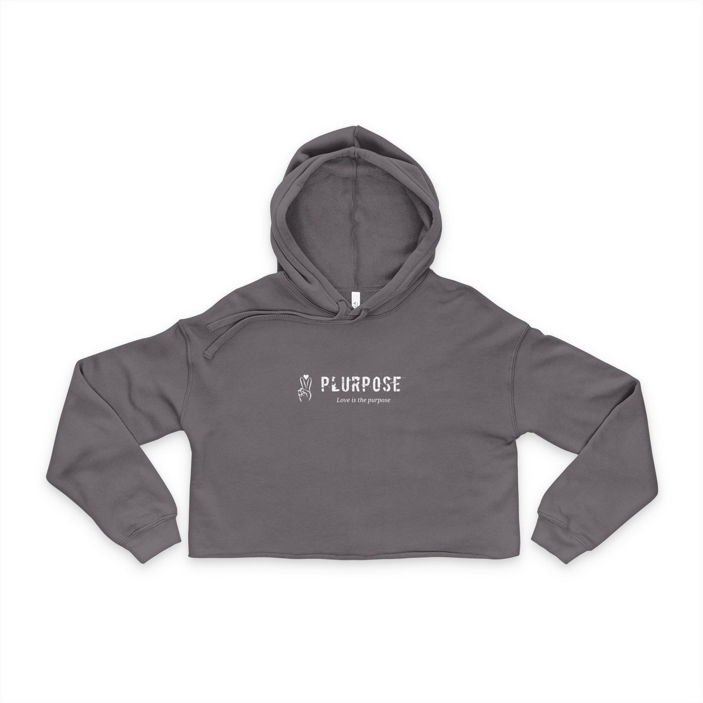 'Plurpose' Design - Women's Cropped Hoodie