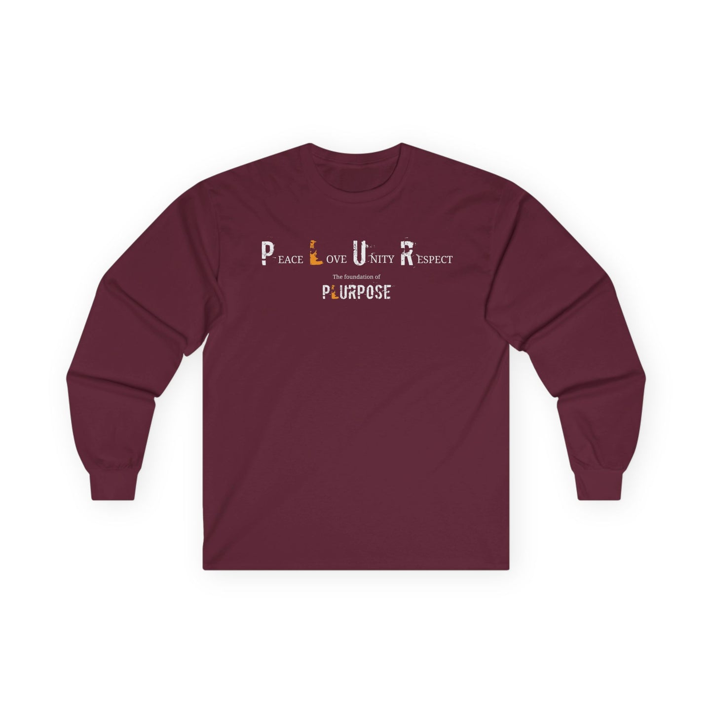 PLUR Foundation- Long Sleeve Tee - Unisex Cotton Shirt