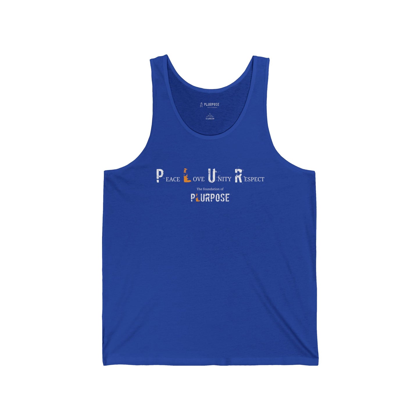 PLUR - Foundation of plurpose - Unisex Jersey Tank