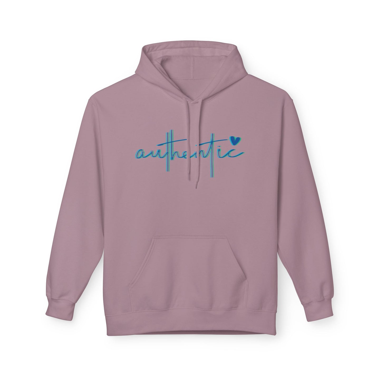 "Authentic" - Comfortable Fleece Pullover Hoodie