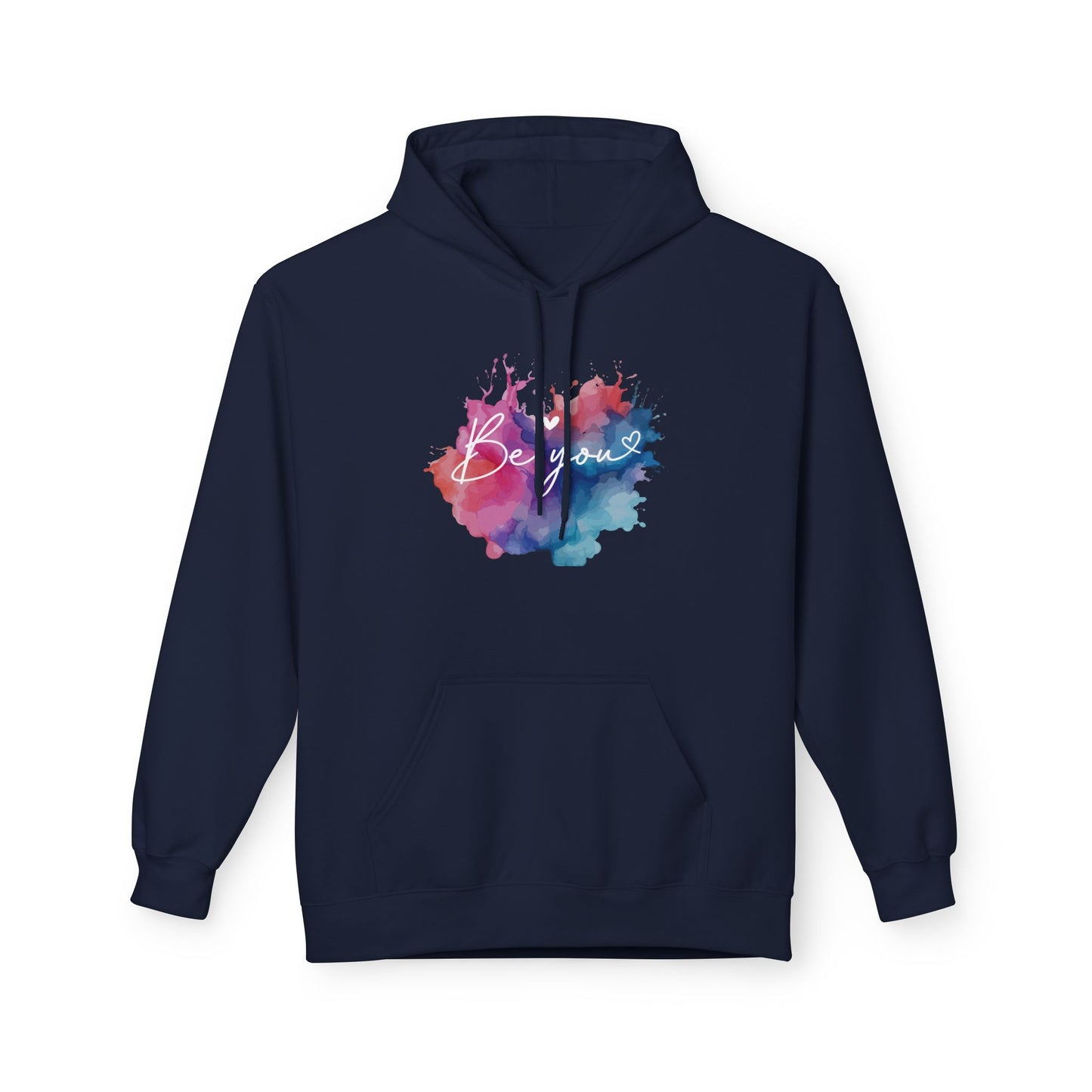 "Be You. You Are Enough" - Inspirational Fleece Hoodie