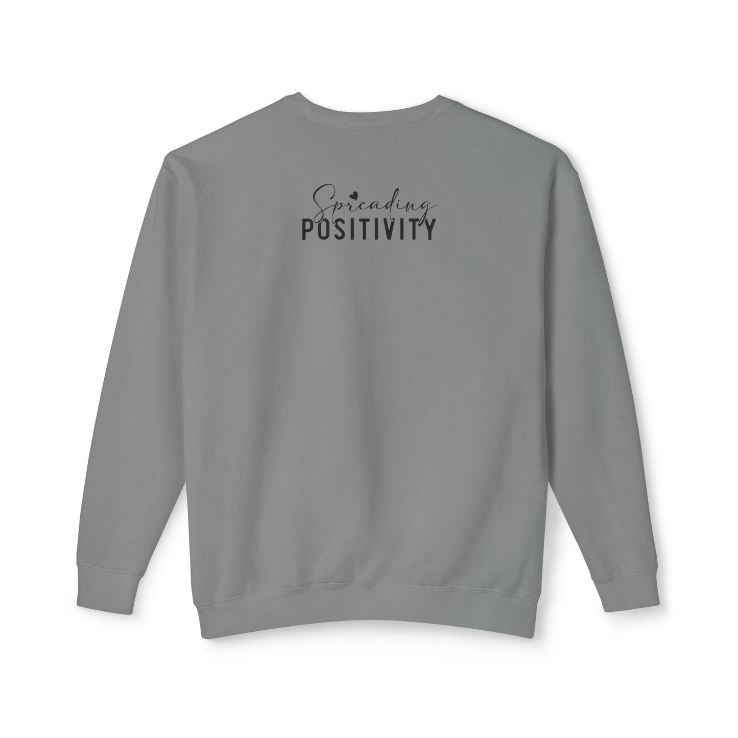 Kindness, a Ripple Effect- Spreading Positivity - Lightweight Crewneck Sweatshirt
