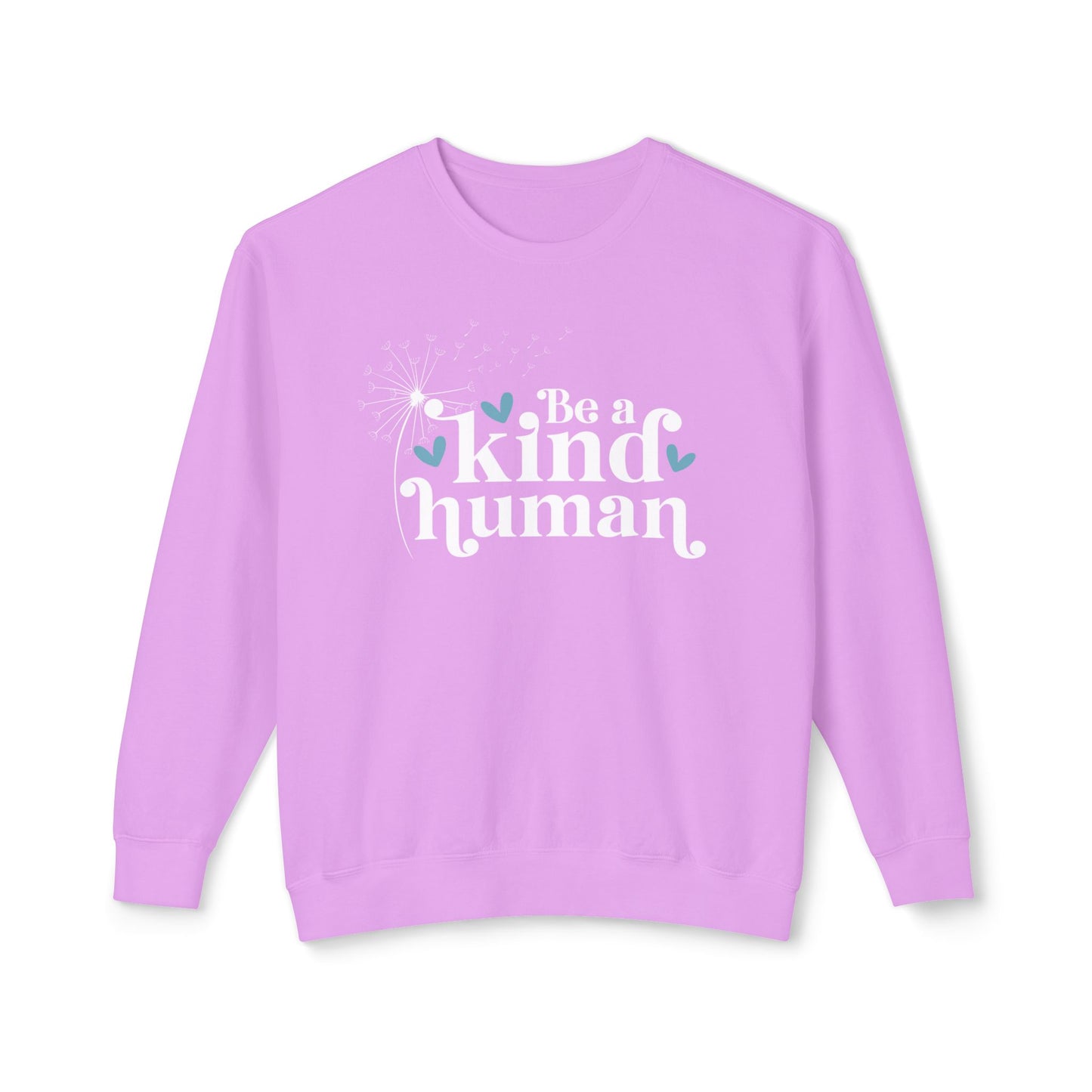 Be a Kind Human - Lightweight Crewneck Sweatshirt