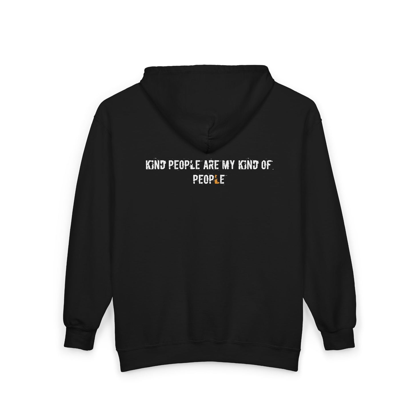 "Kind People" - Unisex Zip Hoodie, Cozy Sweatshirt