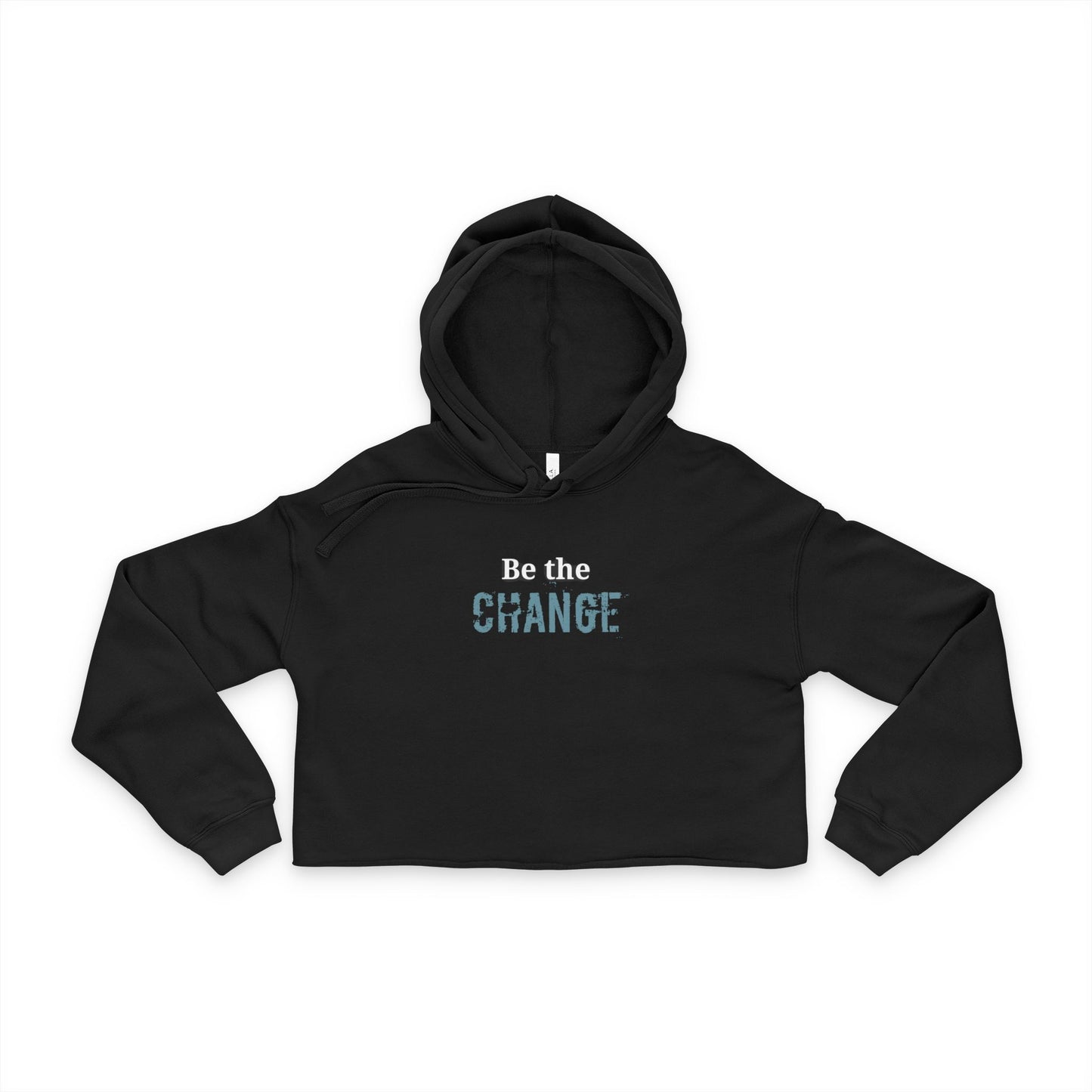 'Be the Change' - Women's Cropped Hoodie