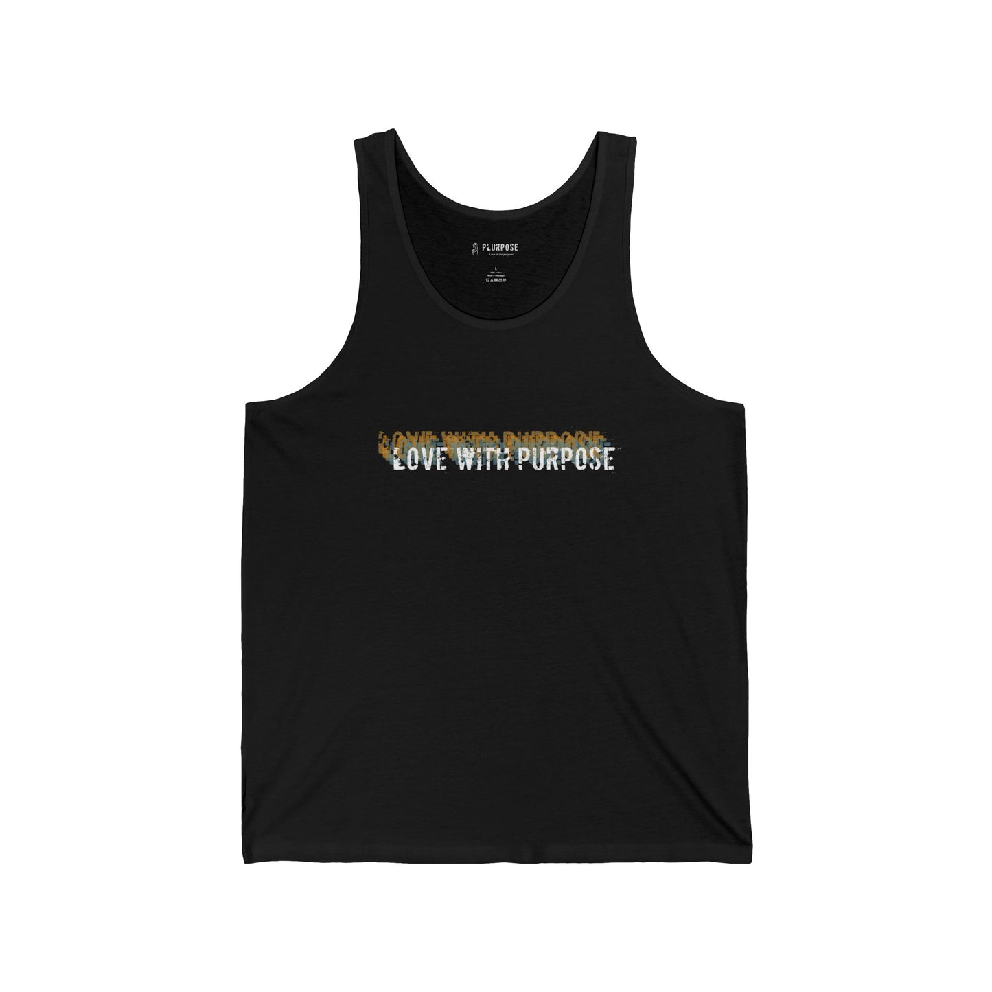 Love with Purpose - Unisex Jersey Tank Top