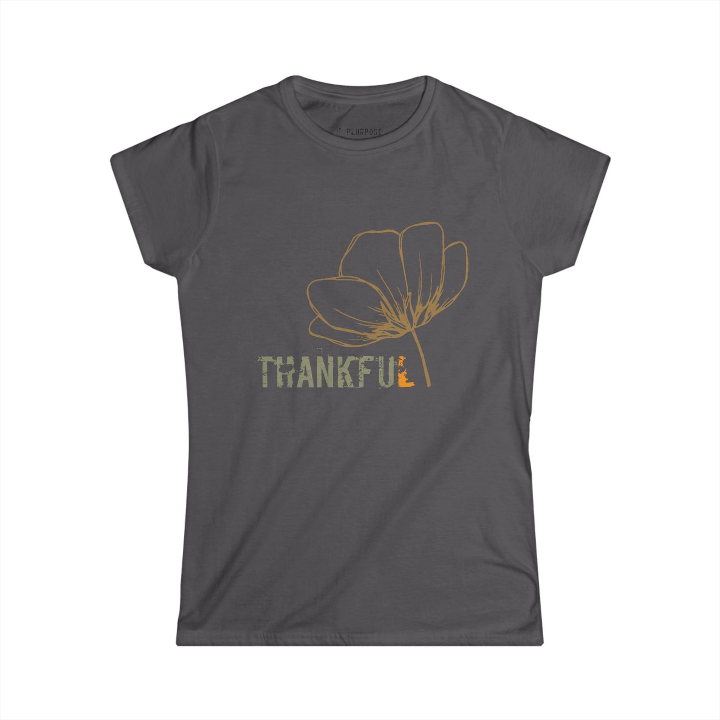 Thankful - Floral Women’s Softstyle Tee