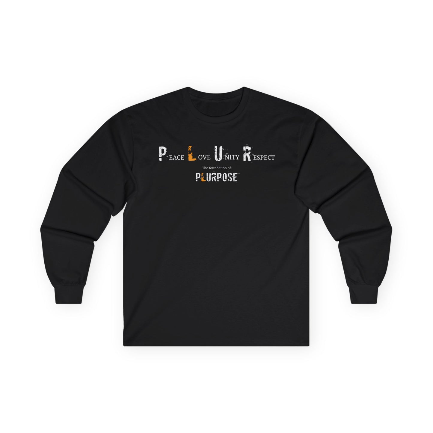 PLUR Foundation- Long Sleeve Tee - Unisex Cotton Shirt