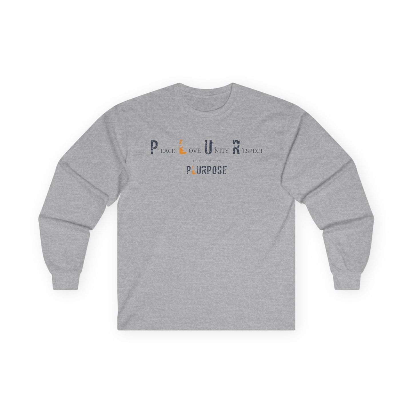 PLUR Foundation- Long Sleeve Tee - Unisex Cotton Shirt
