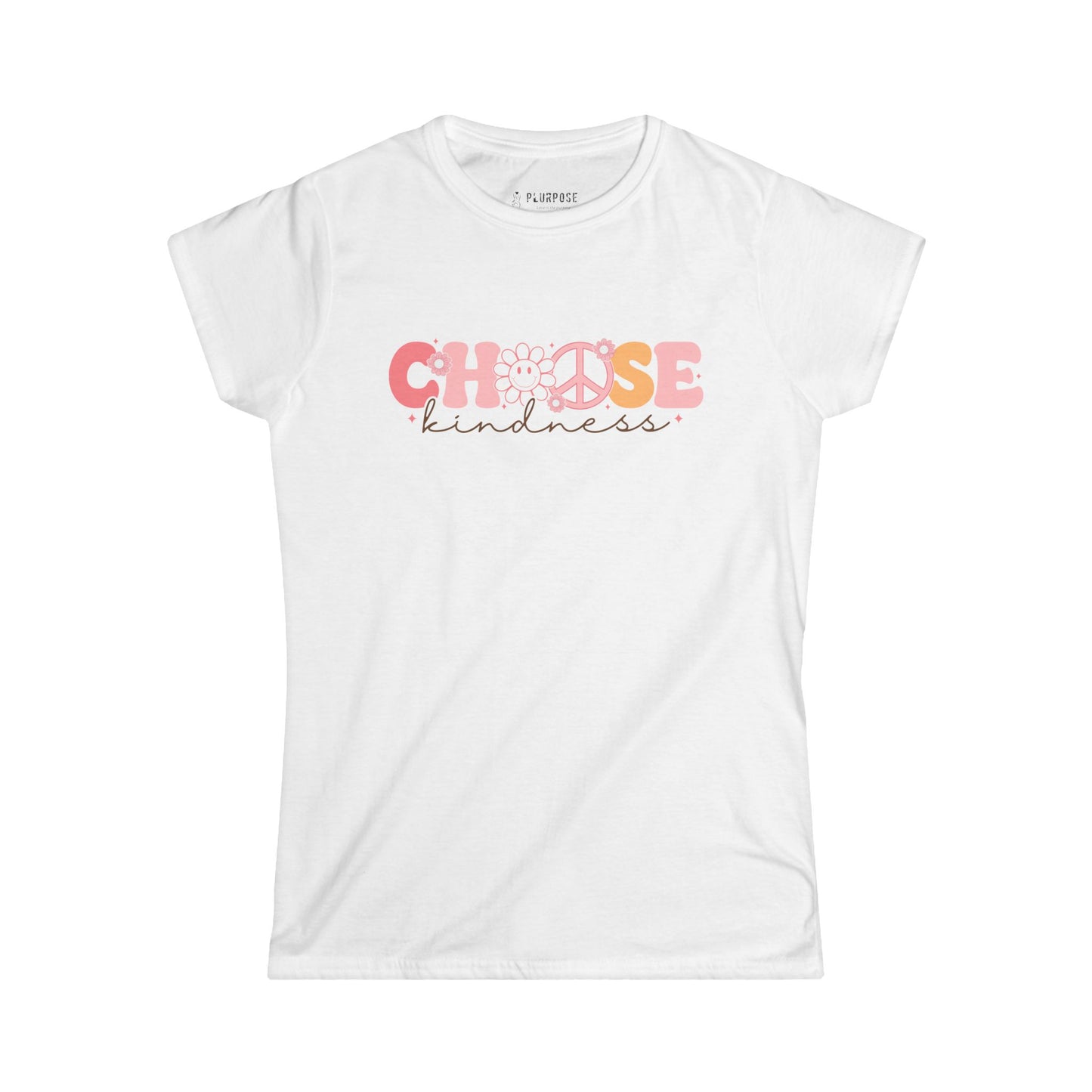 Pink Choose Kindness - Women's Softstyle Tee