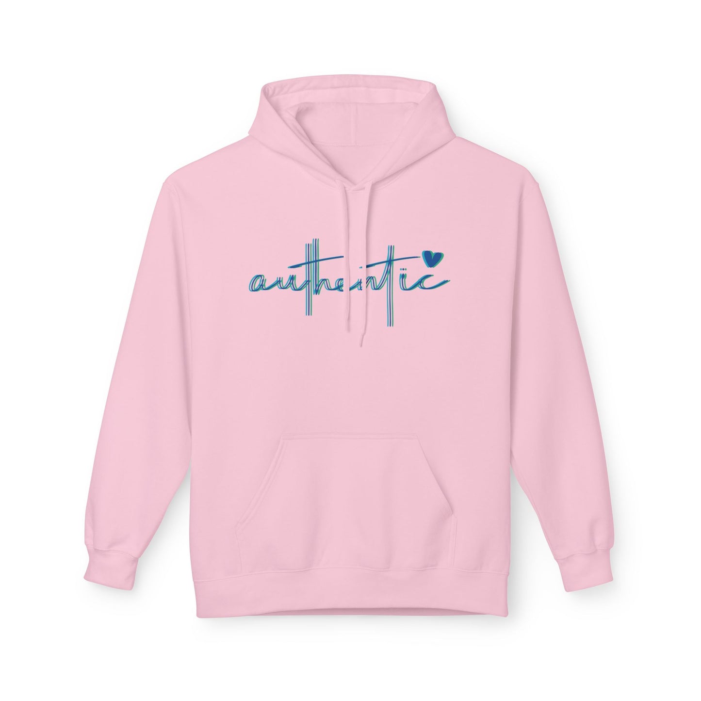 "Authentic" - Comfortable Fleece Pullover Hoodie