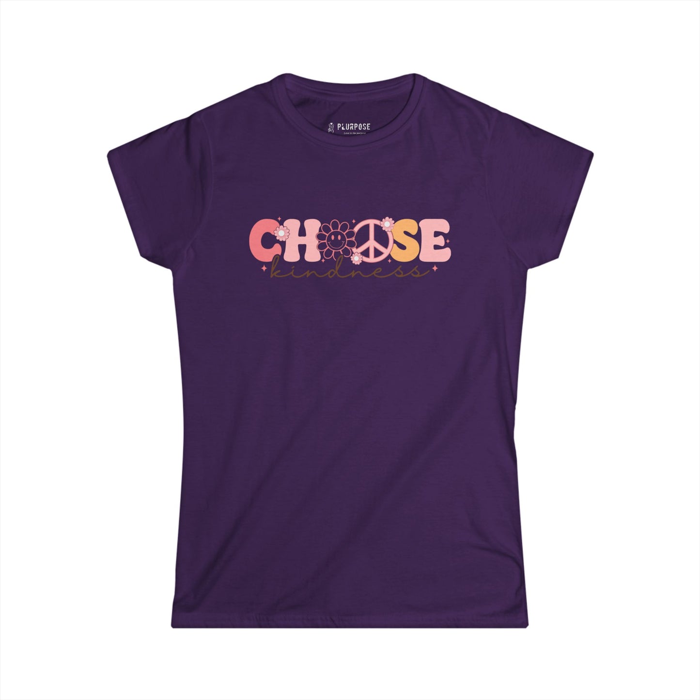Pink Choose Kindness - Women's Softstyle Tee