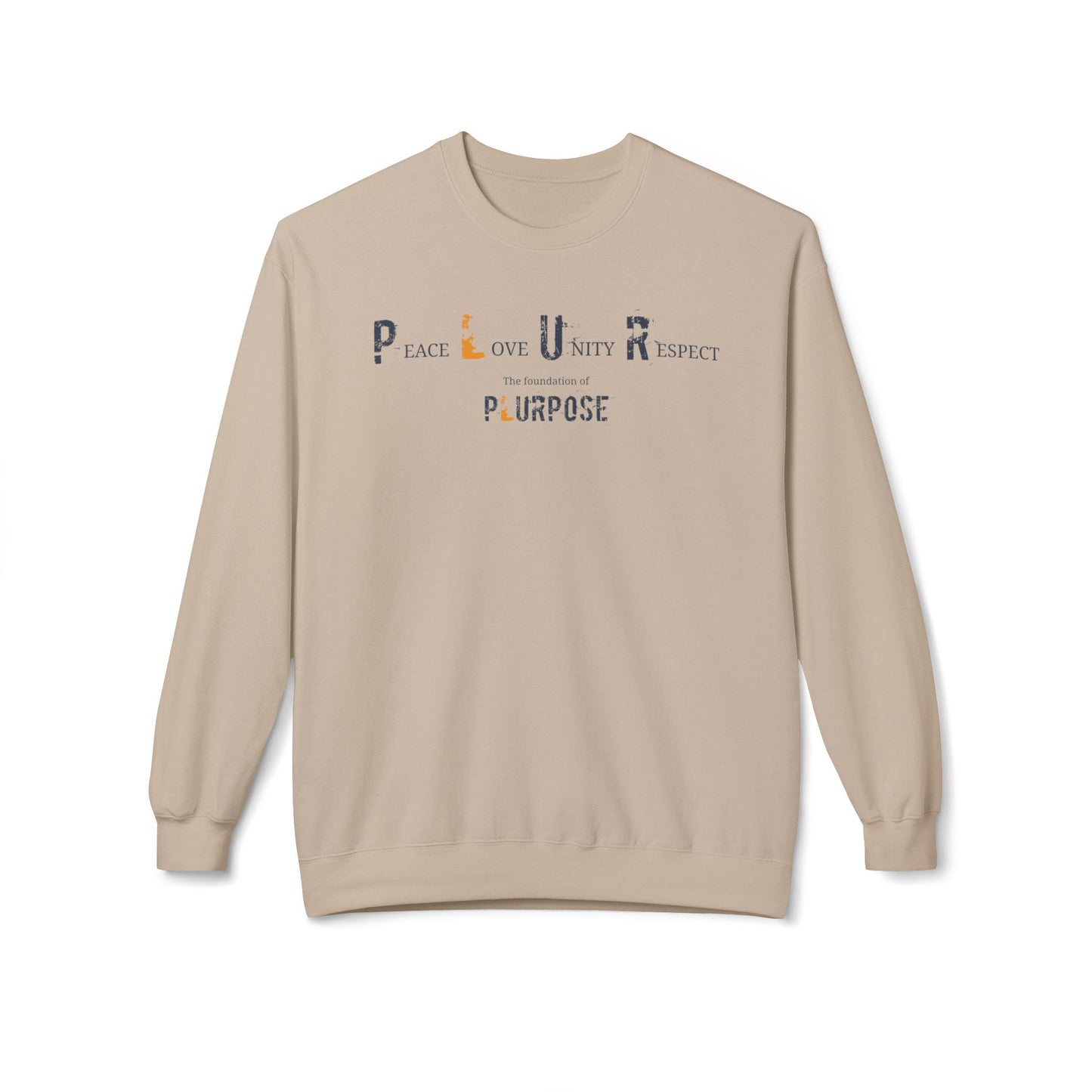 Peace, Love, Unity, Respect- Unisex Crewneck Sweatshirt