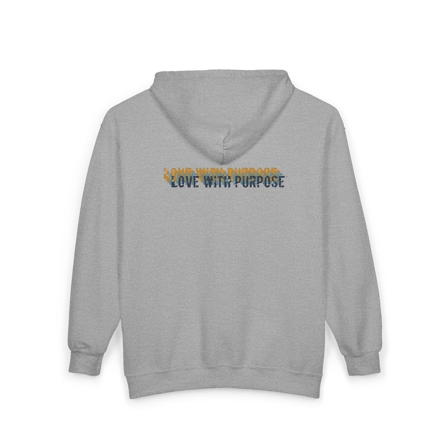 "Love with Purpose" - Cozy Unisex Zip Hoodie