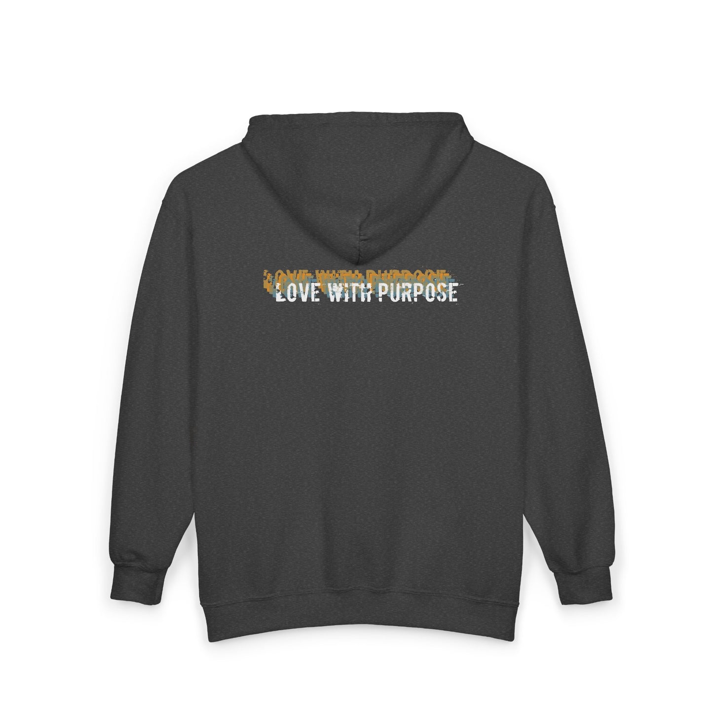 "Love with Purpose" - Cozy Unisex Zip Hoodie