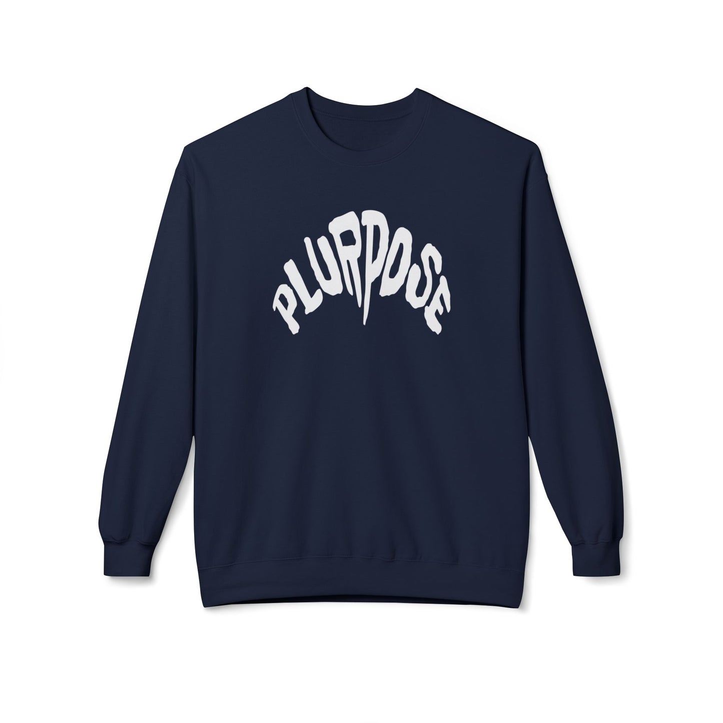 PLURPOSE Statement- Cozy Unisex Crewneck Sweatshirt