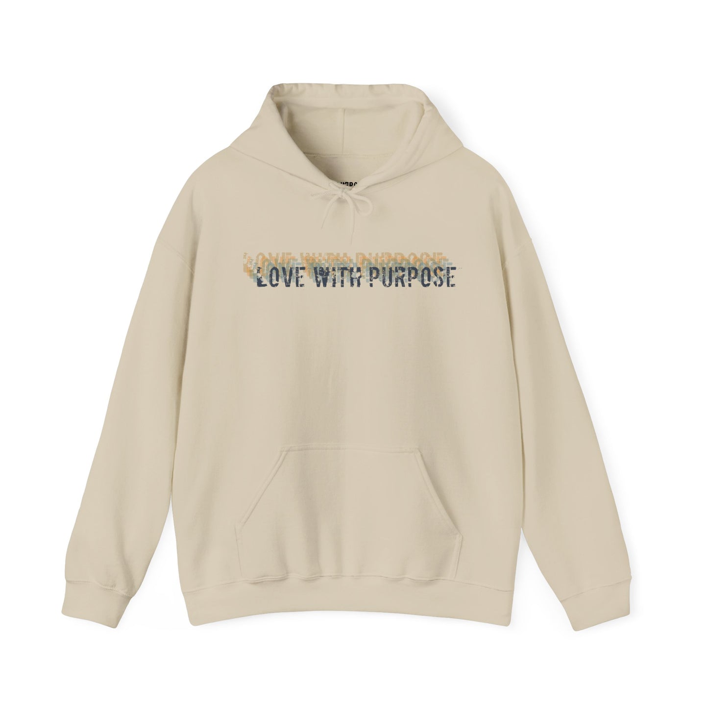 Love With Purpose - Cozy Sweatshirt Unisex Hoodie